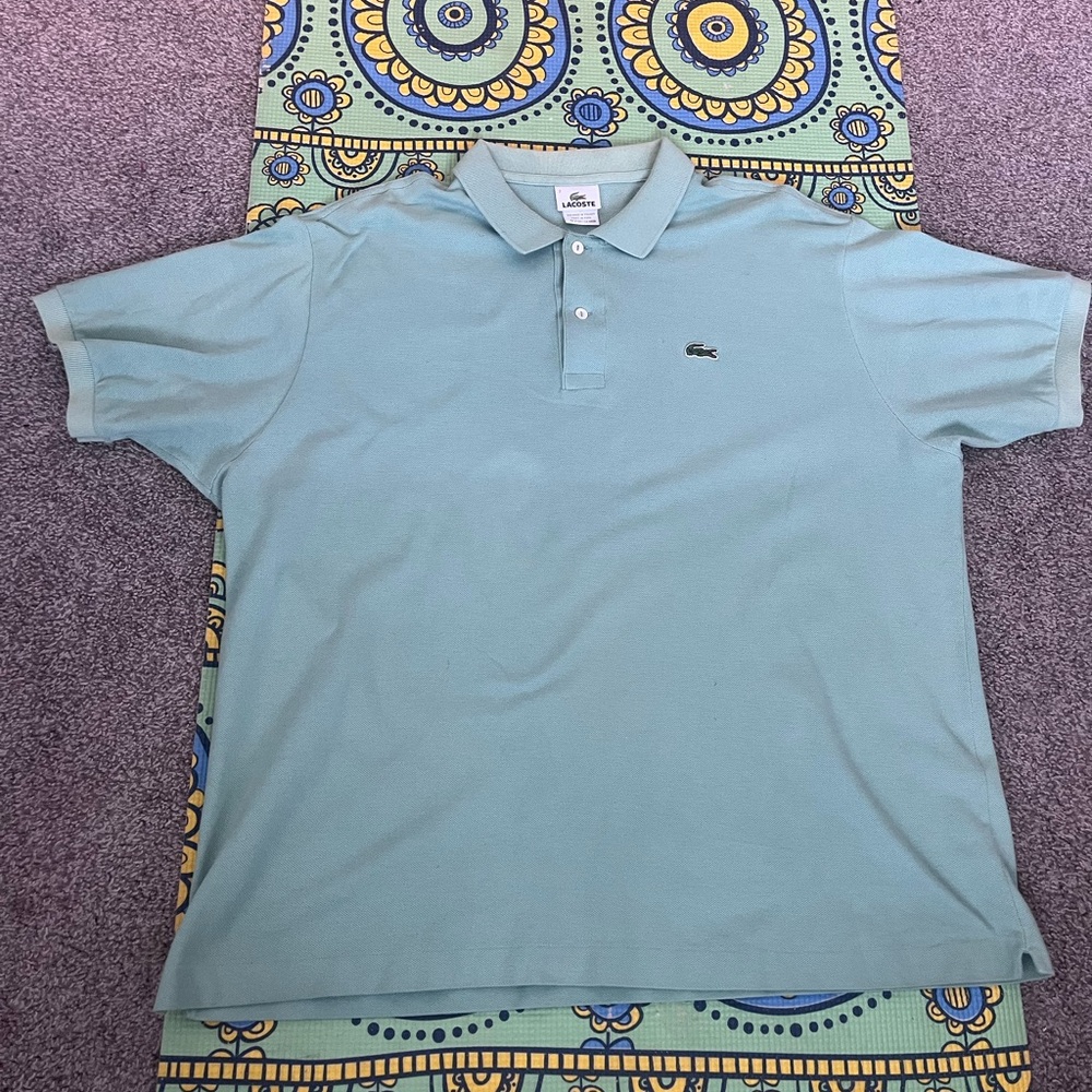 Lacoste Men's Light Blue Polo Shirt